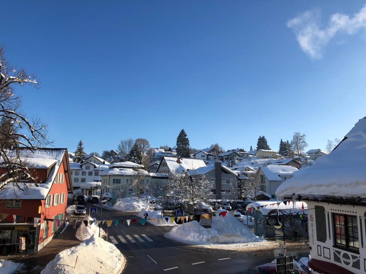 Hotel Alpenrose Gut Schlafen & Fruhstucken Scheidegg Exterior foto